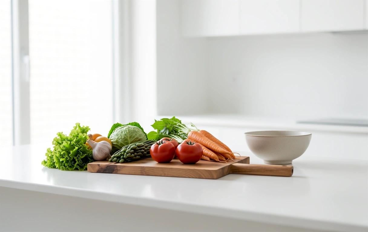 Environnement de préparation culinaire saine