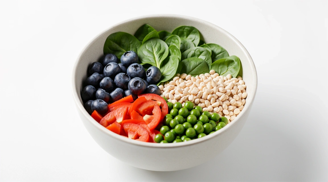 Préparation d'un bol équilibré